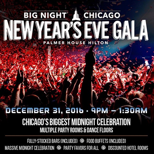 Big Night Chicago New Year's Eve 2017