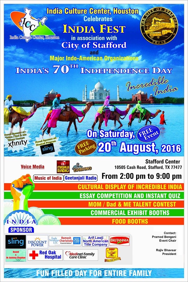 India Fest 2016 in Stafford center, Stafford, TX | Indian ...